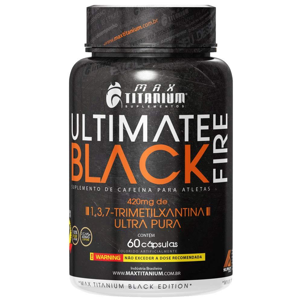 Ultimate Fire Black Max Titanium 60 Capsulas