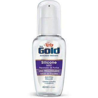 Reparador de Pontas Niely GOLD Silicone MAX: Liso Prolongado - 42Ml
