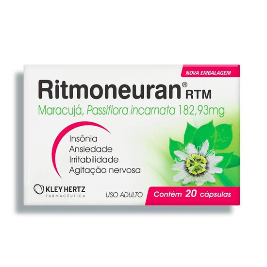 Ritmoneuran - 20 Capsulas - Drogaria Poupa Centro