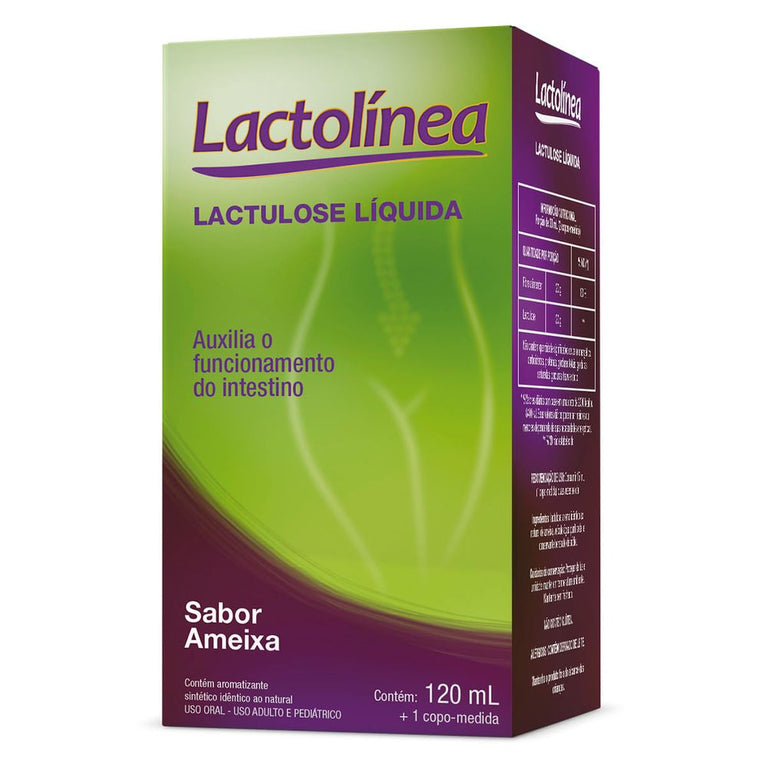 Lactolinea 667Mg Solução Oral - Frasco com 120Ml Sabor Ameixa