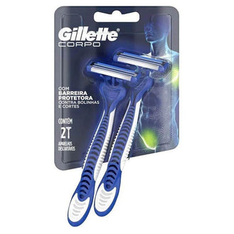 Aparelho Gillette Corpo C/ 2 - Drogaria Poupa Centro