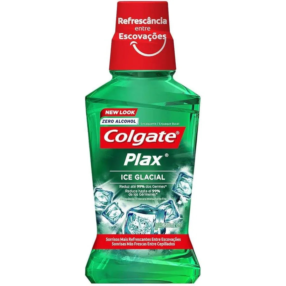 Enxaguante Bucal Plax 250ml Ice Glacial - Colgate Palmolive - Drogaria Poupa Centro