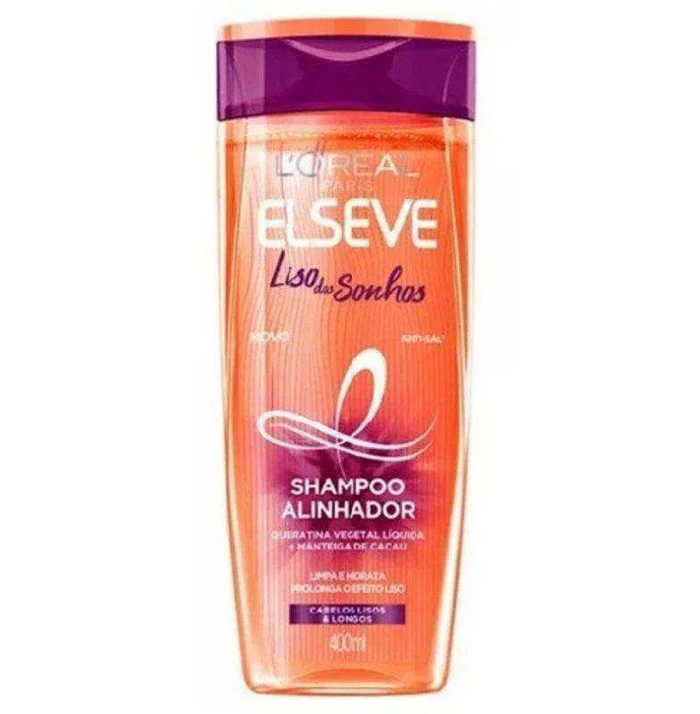 Shampoo Elseve 400Ml Liso Sonhos - Drogaria Poupa Centro