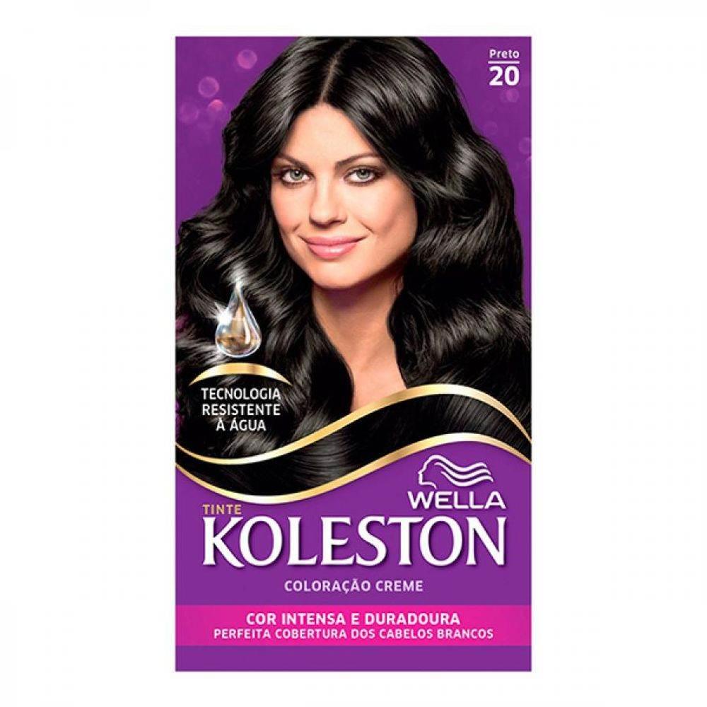 Tinta Koleston Nº20 Preto - Wella - Drogaria Poupa Centro