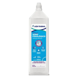 Soro Fisiológico 0,9% ADV Farma 500ml com Bico Dosador