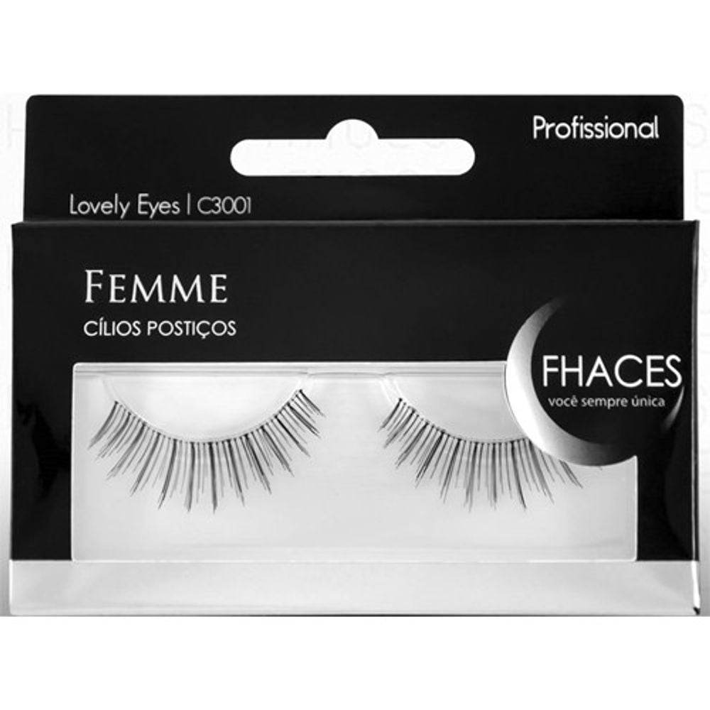 Cílios Fhaces Lovely Eyes 3001 - Drogaria Poupa Centro