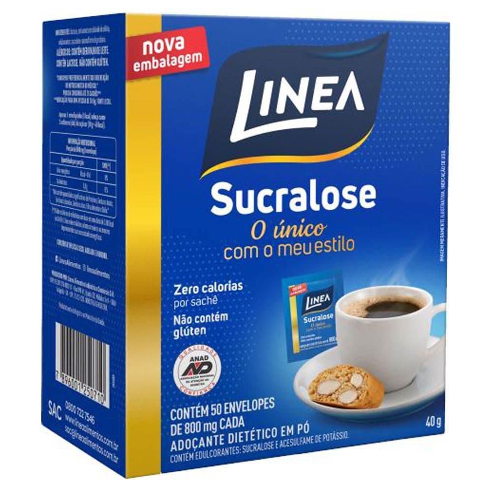 Adoçante Linea Sucralose 50 Envelopes - Drogaria Poupa Centro