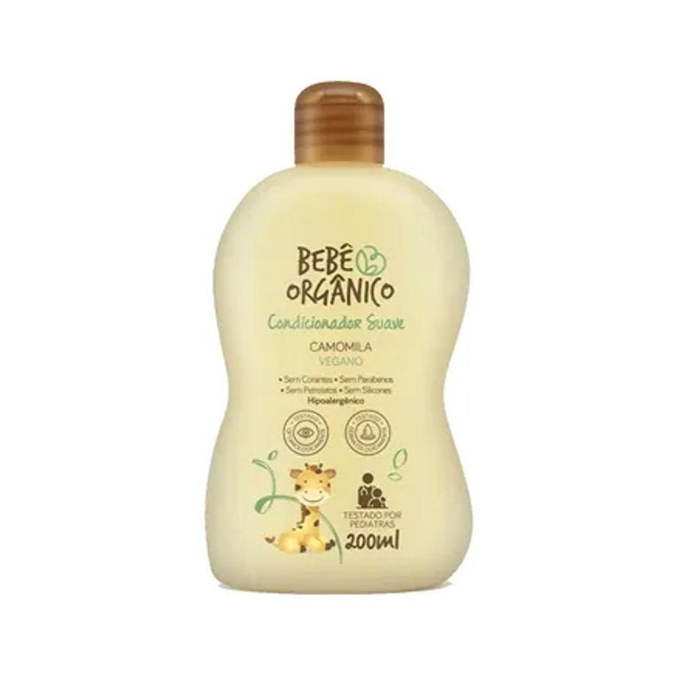 Condicionador Suave Bebê Orgânico 200ml - Drogaria Poupa Centro