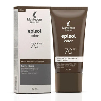Protetor Solar Facial Episol Color FPS 70 Tom 5 40ml