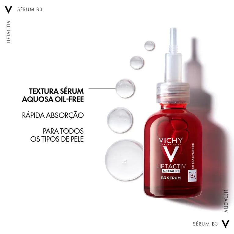 Sérum Facial Liftactiv B3 Antirrugas e Uniformizador 30ml