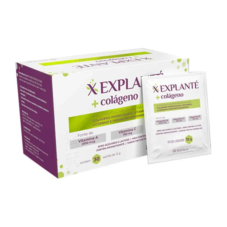 Explanté Colágeno 30 sachês 12g pó para solução de uso oral