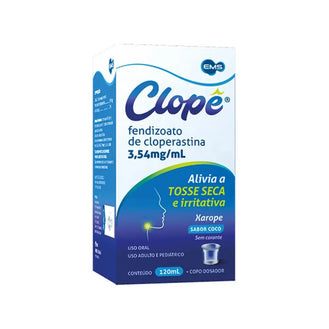 Clopê Cloridrato de Cloperastina 3,54mg/ml Xarope 120Ml