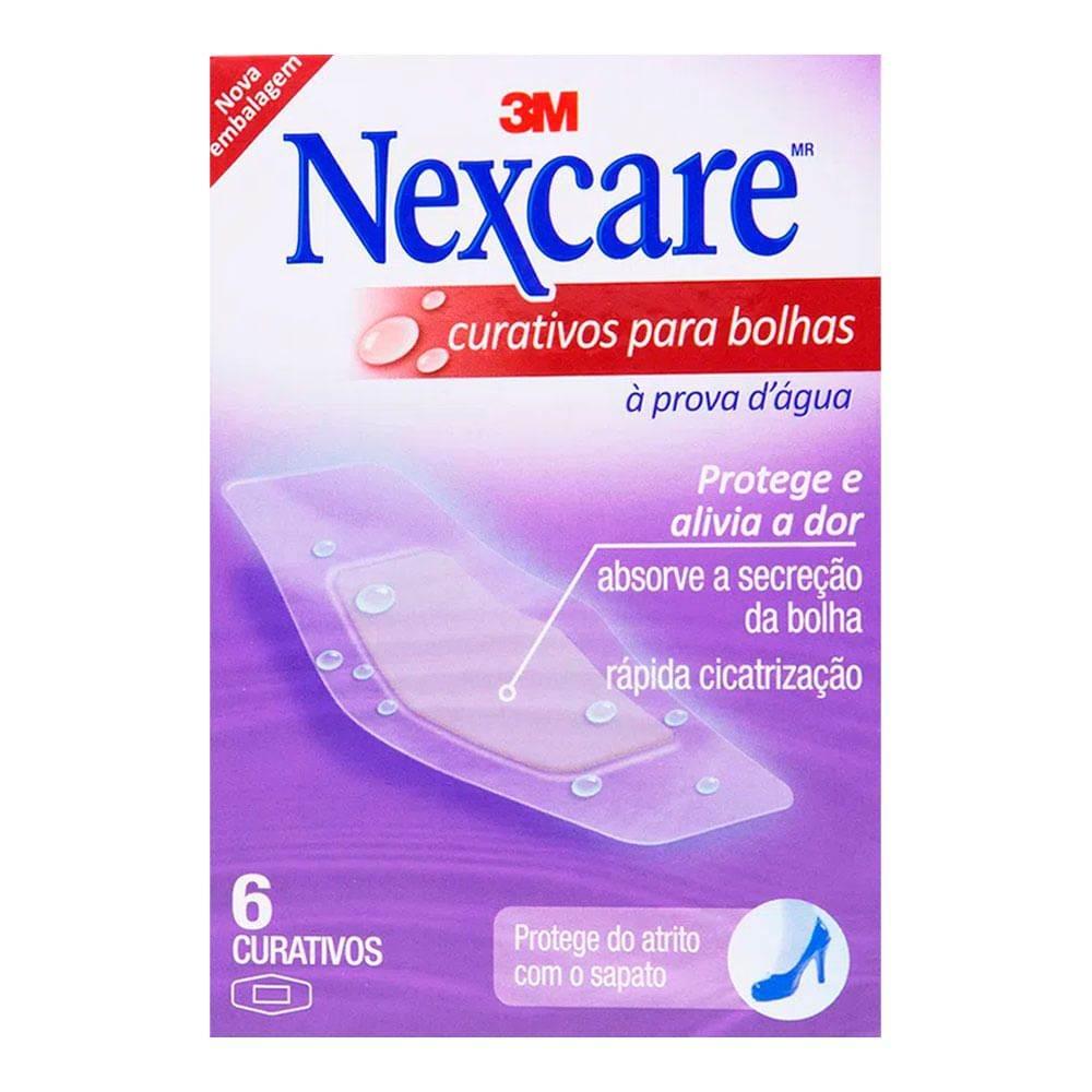 Curativo Para Bolhas à prova d'agua Nexcare com 6 unidades - Drogaria Poupa Centro