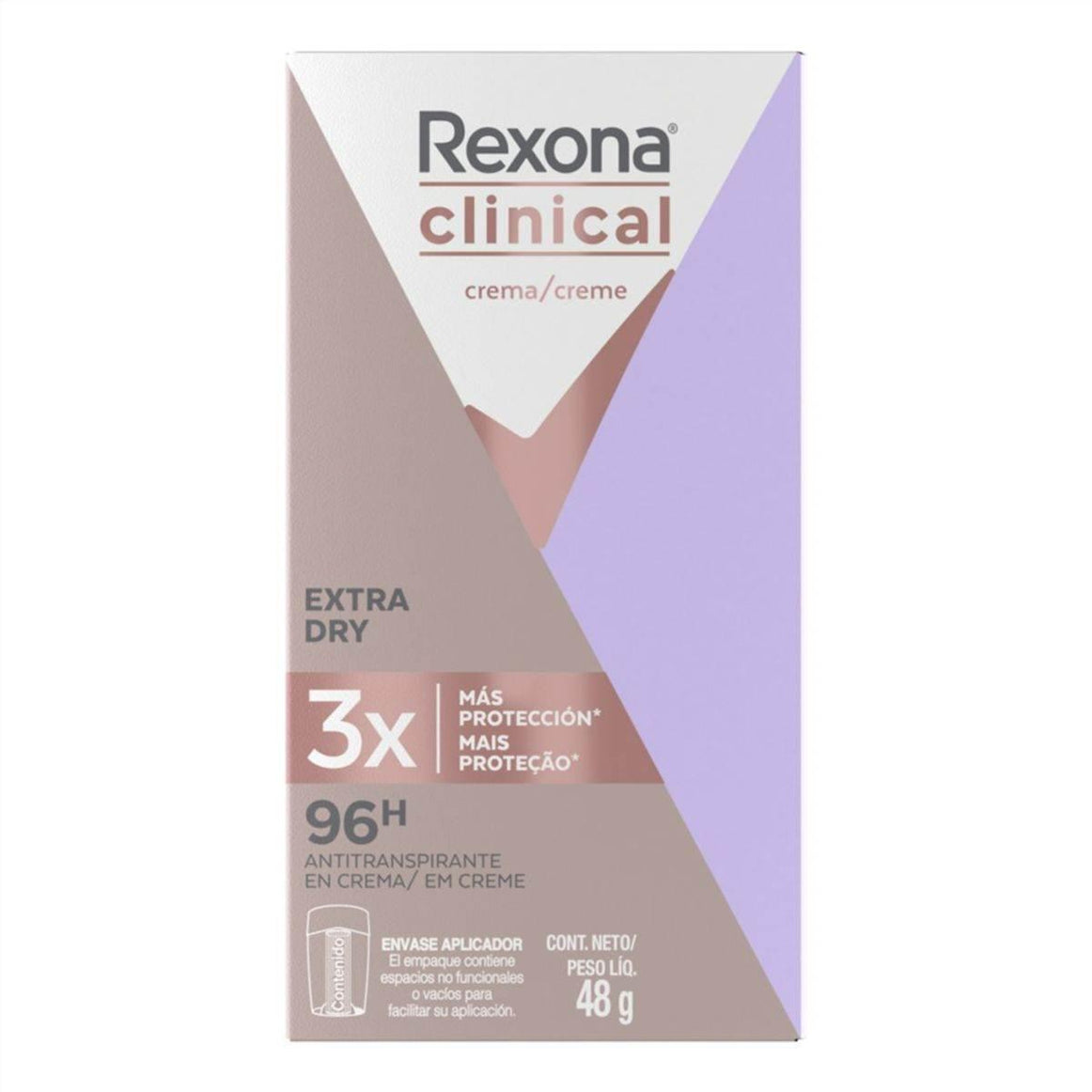 Desodorante Antitranspirante em Creme Stick Rexona Feminino Extra Dry 58g - Drogaria Poupa Centro