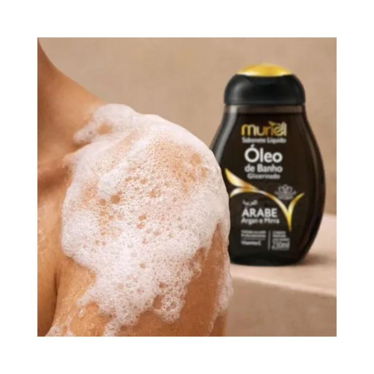 Sabonete Líquido Muriel Óleo de Banho Glicerinado Árabe 230ml