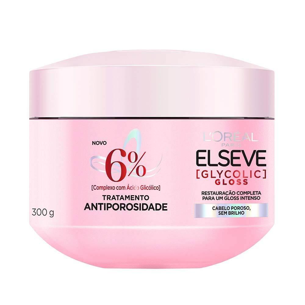 Creme de Tratamento Elseve Glycolic Gloss 300g - Drogaria Poupa Centro