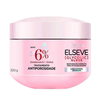 Creme de Tratamento Elseve Glycolic Gloss 300g - Drogaria Poupa Centro