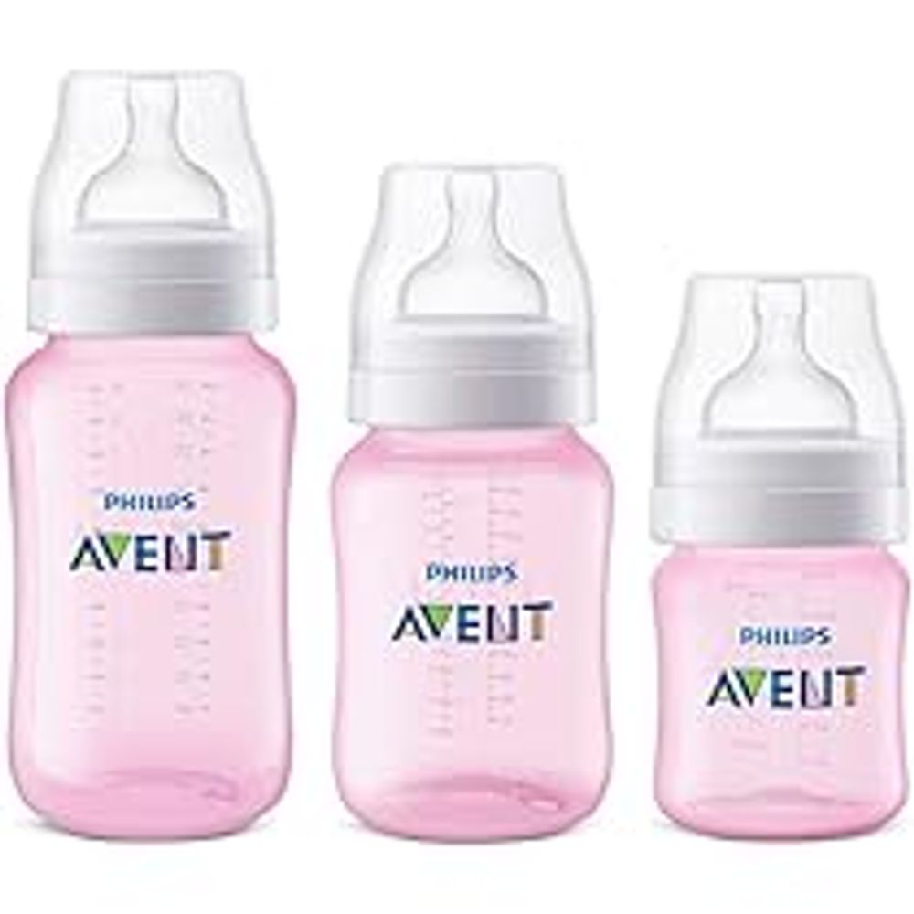 Kit Mamadeira Avent 125/260/330Ml Anti.Colic Azul*