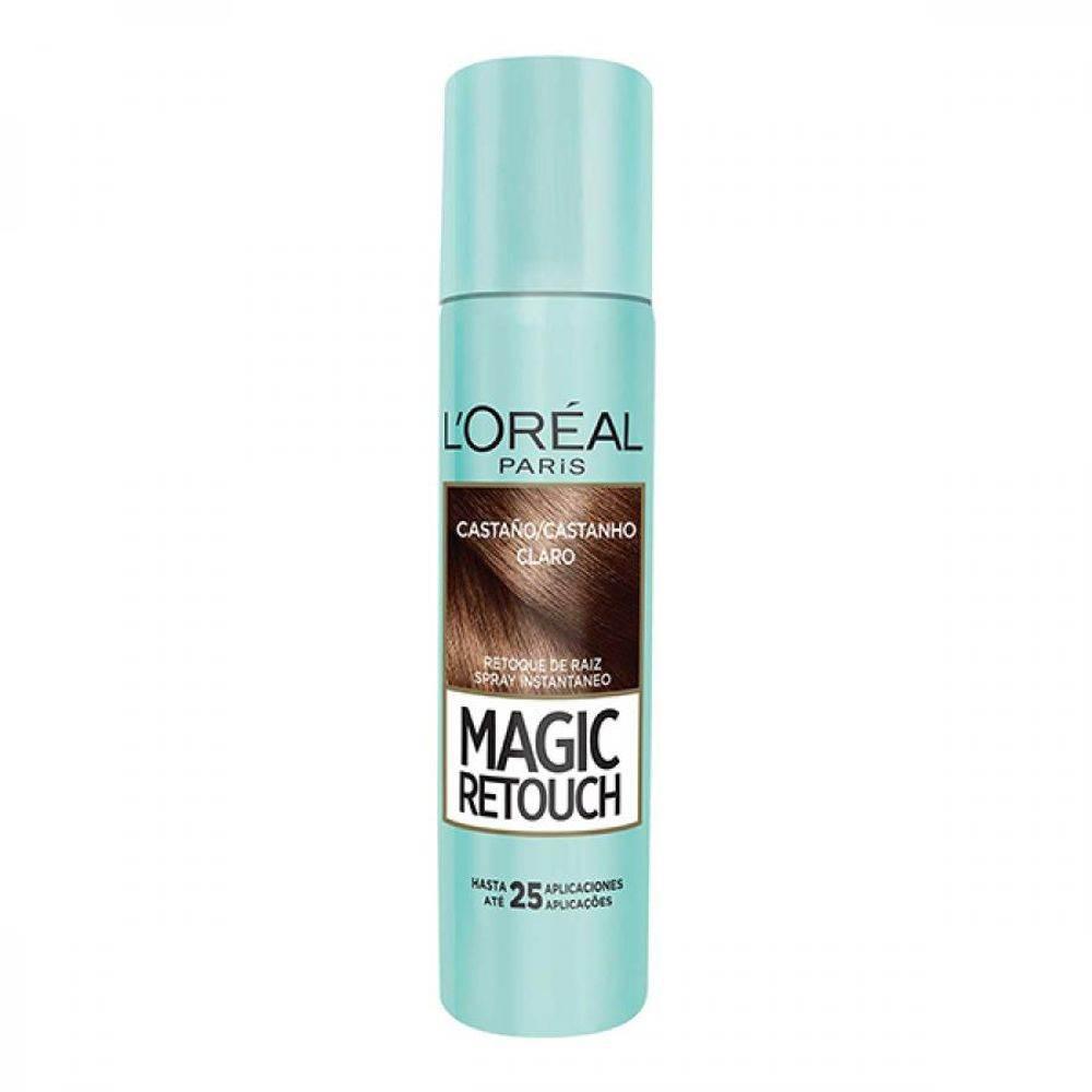 Spray para Retoque da Raiz Castanho Claro - Loreal - Drogaria Poupa Centro