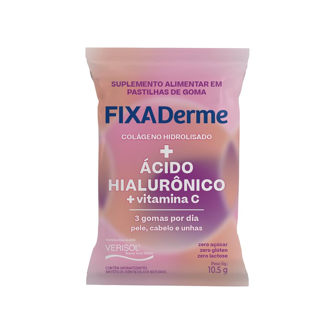 FIXADerme colágeno verisol + Ác. hialurônico 157,5g
