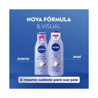 Hidratante Nivea Soft Milk 200ml