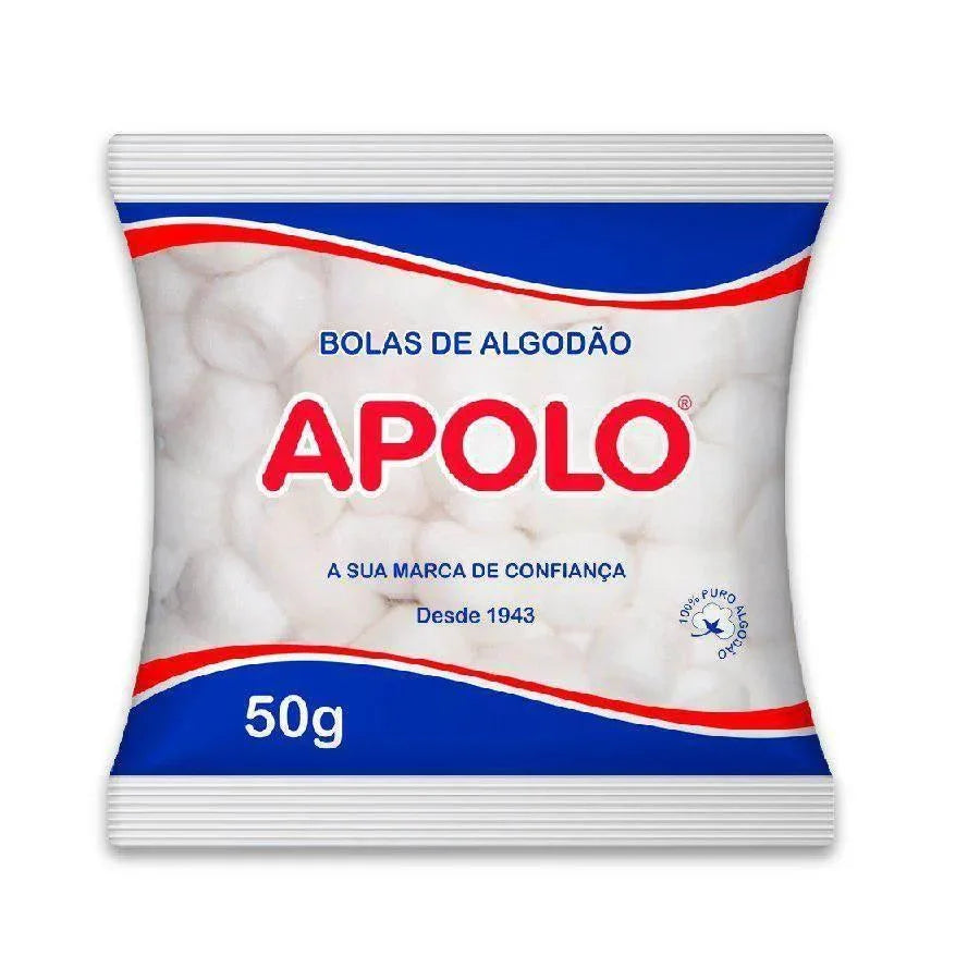 Algodao Bolas Apolo 50g - Drogaria Poupa Centro
