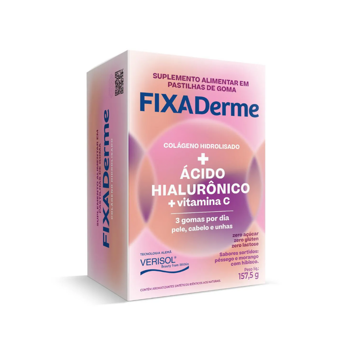 FIXADerme colágeno verisol + Ác. hialurônico 157,5g