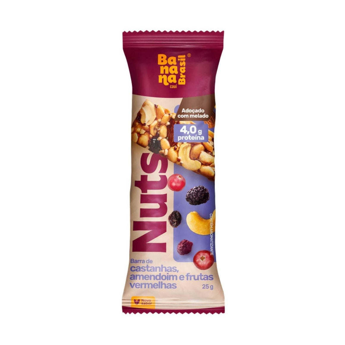 Barra Nuts Amendoin E Frutas Vermelhas 25gr - Drogaria Poupa Centro