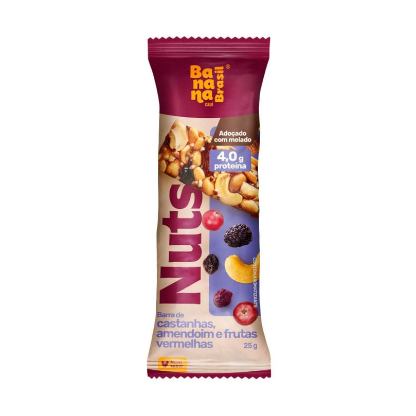 Barra Nuts Amendoin E Frutas Vermelhas 25gr - Drogaria Poupa Centro