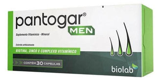 Pantogar Men C/30 Cápsulas - Drogaria Poupa Centro