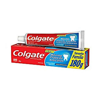 Creme Dental Colgate Máxima Proteção Anticáries 180g - Drogaria Poupa Centro
