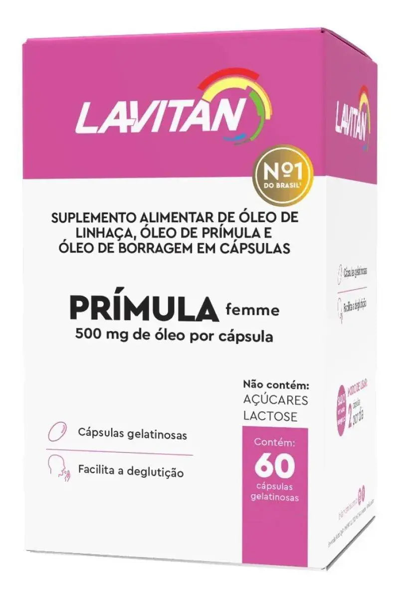 Lavitan Prímula Femme 60 Cápsulas Gelatinosas