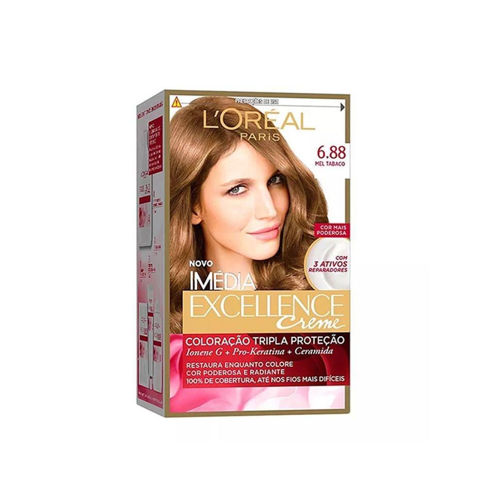 Tintura Imedia Nº6.88 Mel Tabaco - Loreal - Drogaria Poupa Centro