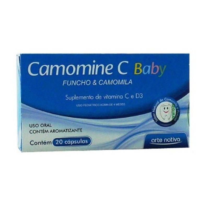 Camomine C Baby 20 cp - Drogaria Poupa Centro