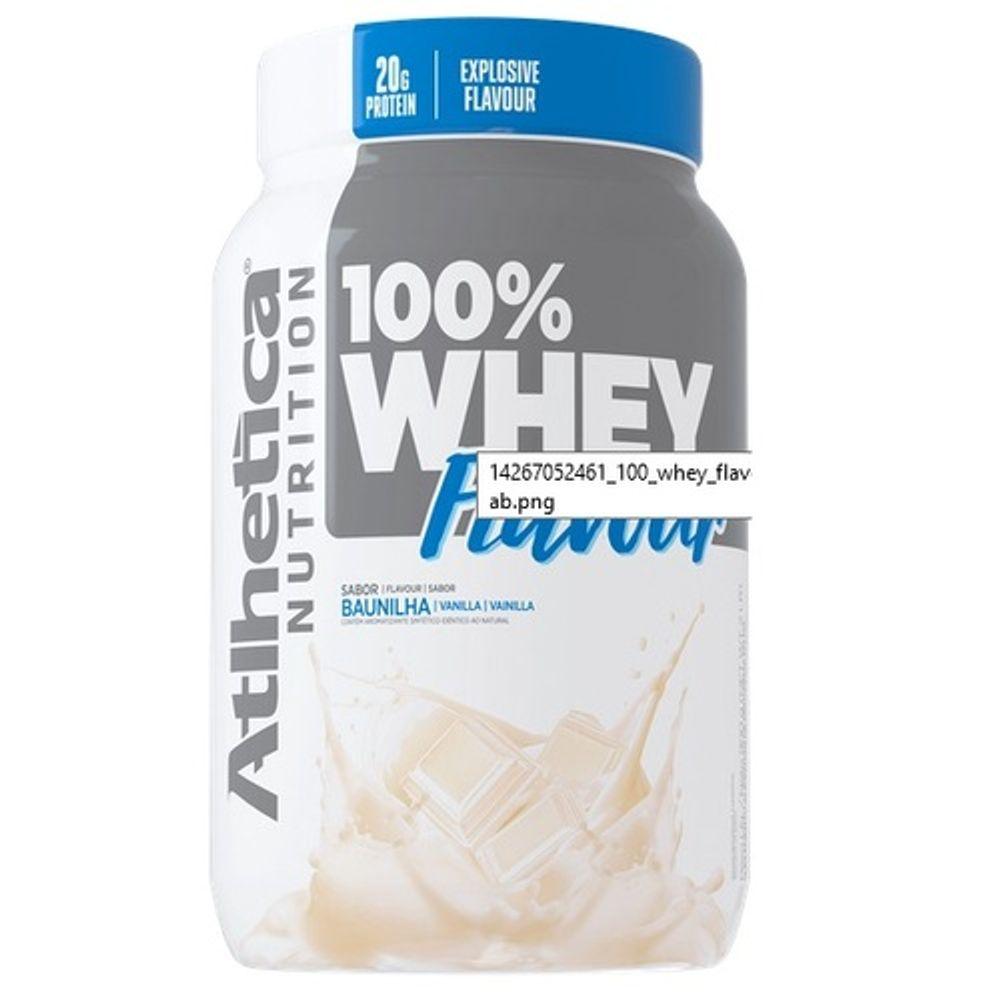 Whey 100% Pote Flavour Baunilha 900g - Atlhetica
