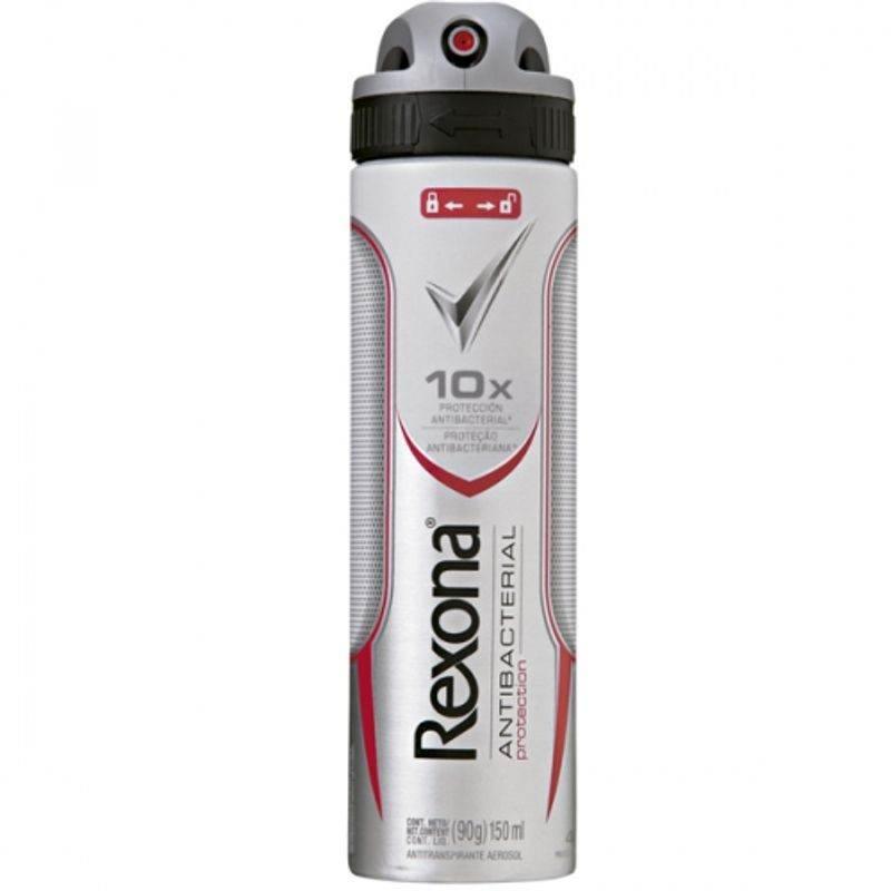 Desodorante Rexona Men Antibacterial Aerosol 90g - Drogaria Poupa Centro