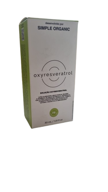 Solução Sérum Simple Organic Oxyresveratrol 30ml