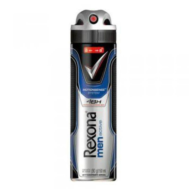Desodorante Rexona Men Aerossol Antitranspirante Active 150Ml - Drogaria Poupa Centro