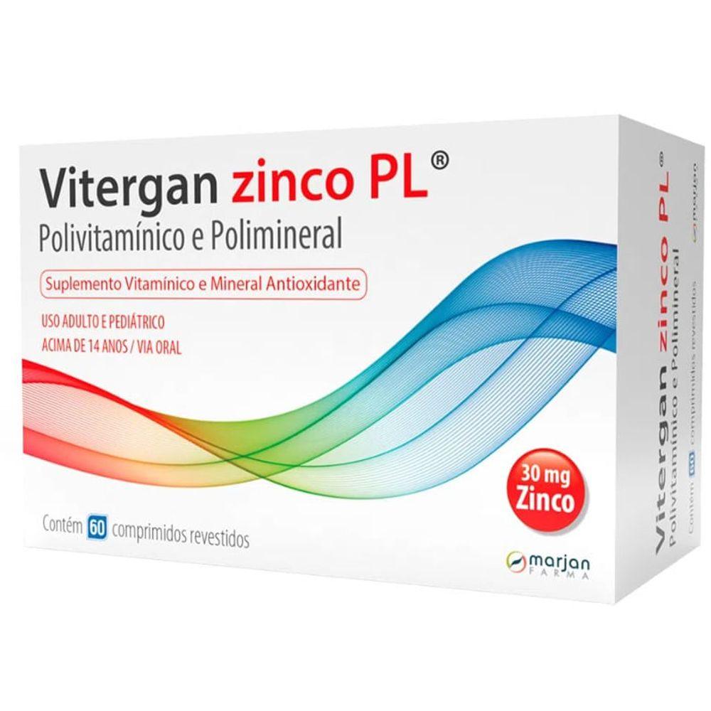 Vitergan Zinco 60 Comprimidos - Marjan