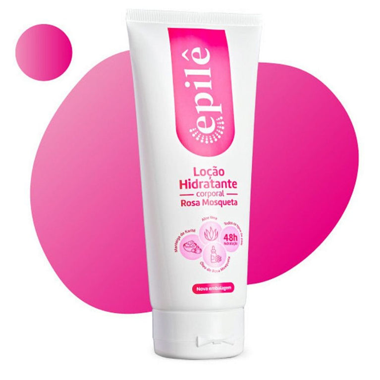 Loção Hidratante Corporal Rosa Mosqueta Epilê 200ml VALIDADE 31/01/2027