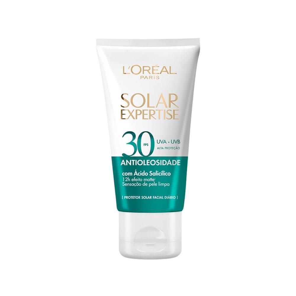 Protetor Solar Facial L'Oréal Paris Solar Expertise Antioleosidade FPS 30 - 40g - Drogaria Poupa Centro