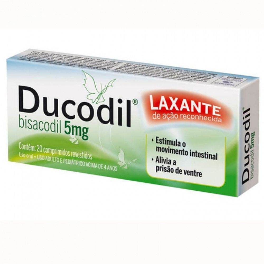 Ducodil 5Mg - 20 Comprimidos - Drogaria Poupa Centro