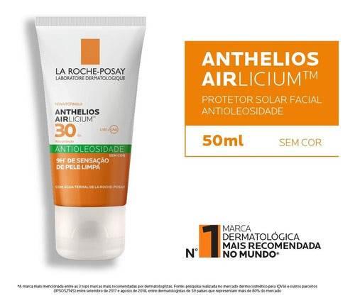 Protetor Solar Airlicium Antioleosidade Fps 30 La Roche-posay Anthelios Caixa 50g - Drogaria Poupa Centro