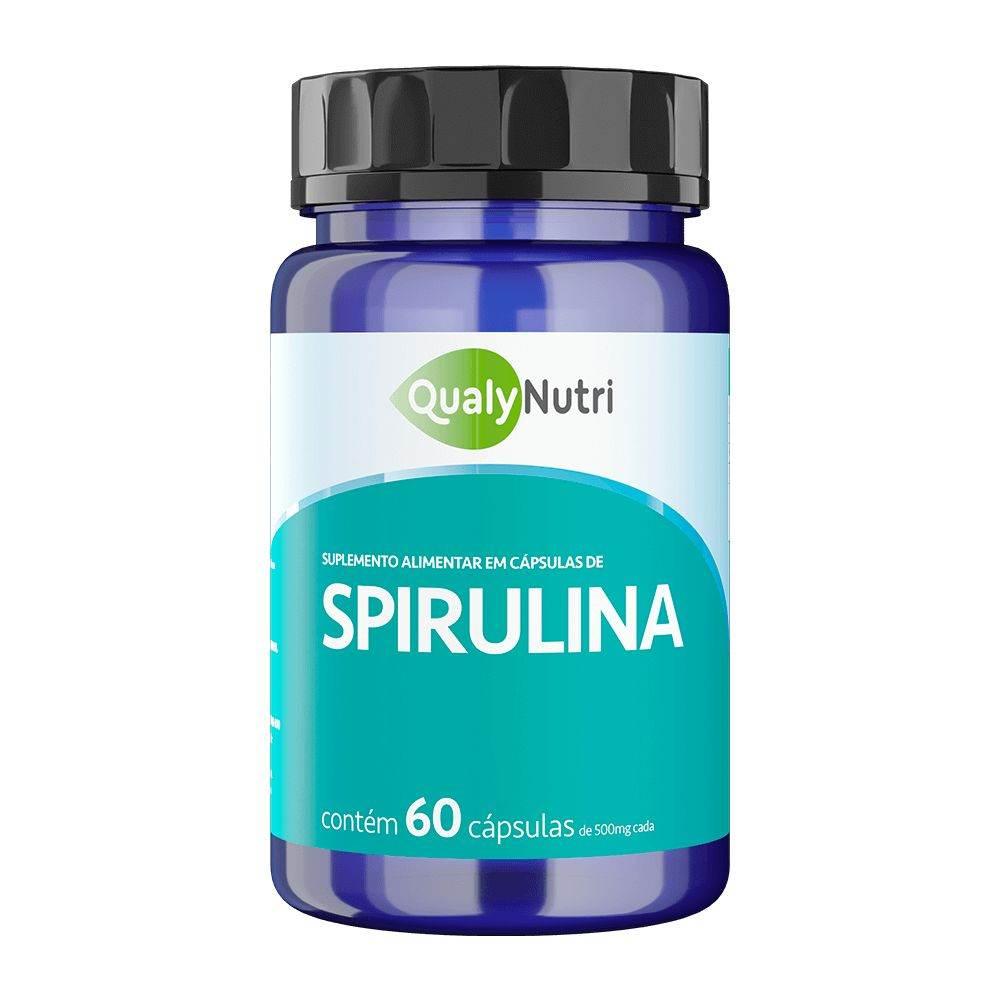 Spirulina 500Mg C/60 Capsulas - Qualynutri - Drogaria Poupa Centro