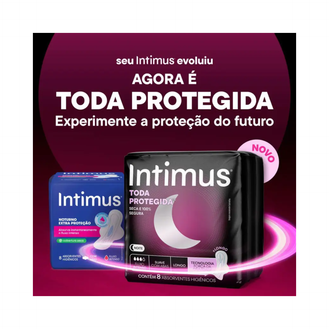 Absorvente Intimus Gel Noturno Suave com Abas 30 unidades