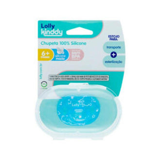 Chupeta Lolly Silicone O-T2 Azul - Drogaria Poupa Centro