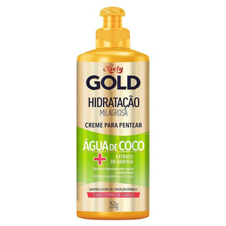 Creme Pentear Niely Gold Água Coco 250g - Drogaria Poupa Centro