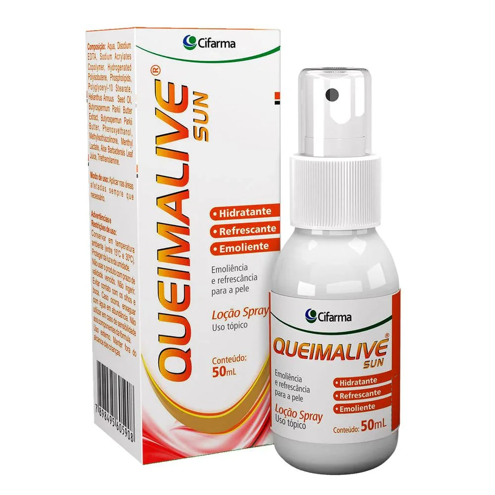 Queimalive Sun Loção Spray 50ml - Cifarma