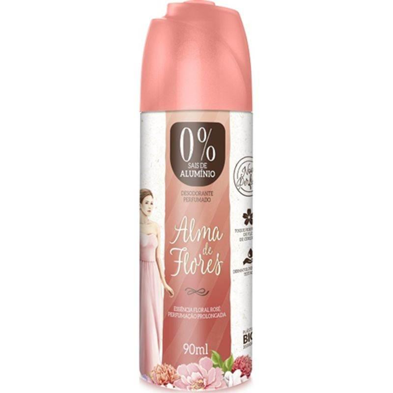 Desodorante Feminino Spray Alma De Flores 90ml Floral Rose - Drogaria Poupa Centro