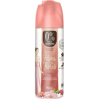 Desodorante Feminino Spray Alma De Flores 90ml Floral Rose - Drogaria Poupa Centro